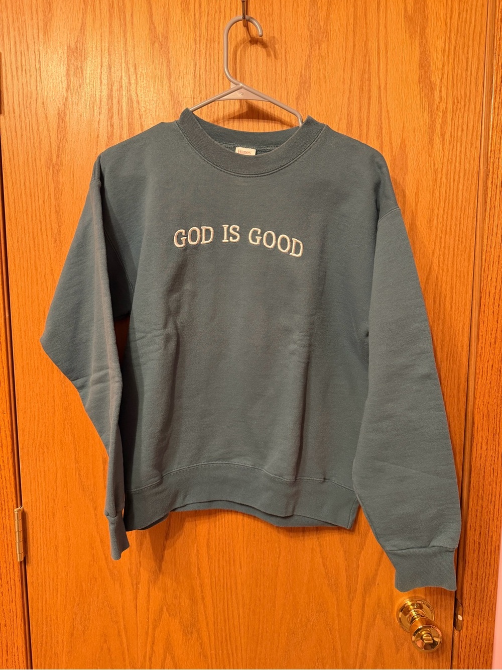 God Is Good Crewneck Sweatshirt - size S